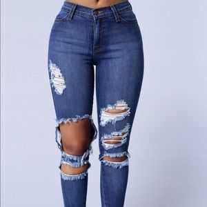 Fashion nova beach bum jeans